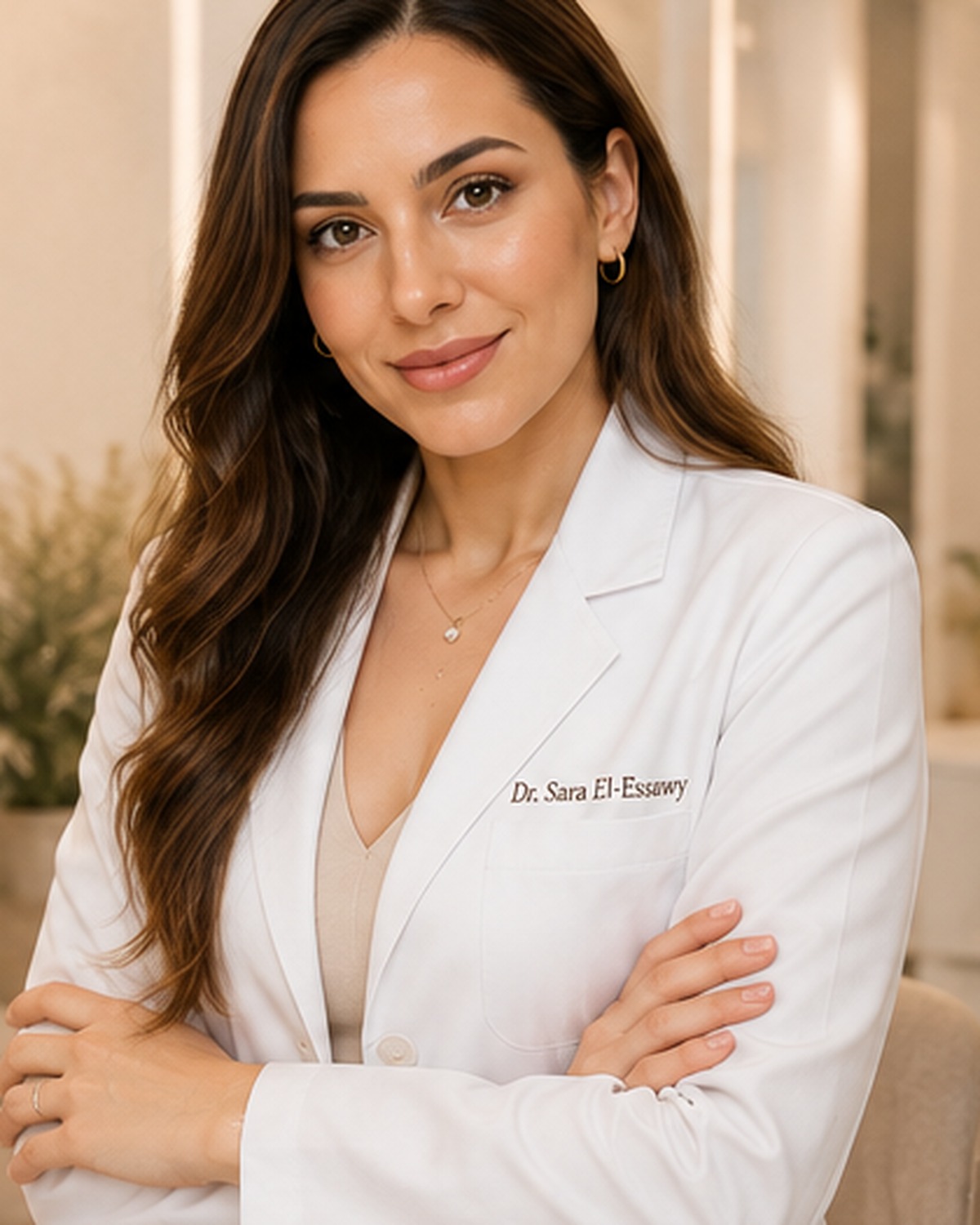 Dr. Sara El-Essawy in clinic